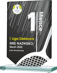 Trofeum szklane GS115 - statuetka szklana 