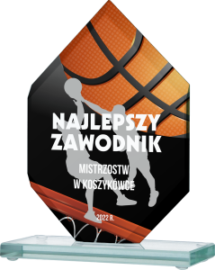 Trofeum szklane GS110 - statuetka szklana 