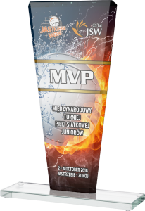 Trofeum szklane GS103-25 - statuetka szklana 