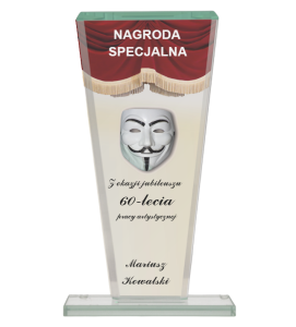 Statuetka szklana GS103-25 - Nagroda teatr