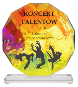 Statuetka szklana taniec 80611 - szklana nagroda taneczna 