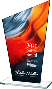 Trofeum szklane M73 - statuetka szklana 