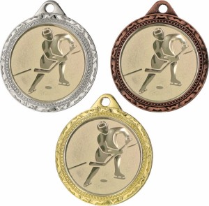 Medal metalowy 3,2 cm MMC1132 - tani medal stalowy hokej