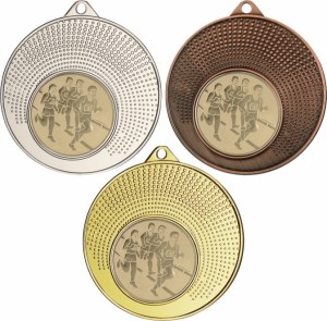 Medal metalowy 4 cm MMC1140 - tani medal stalowy biegi 