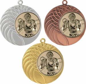 Medal metalowy 4 cm MMC1040 - tani medal stalowy boks