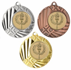 Medal metalowy 4,5 cm MMC1145 - tani medal stalowy igrzyska 