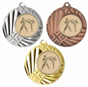 Medal metalowy 4,5 cm MMC1145 - tani medal stalowy karate