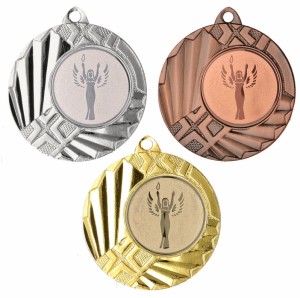 Medal metalowy 4,5 cm MMC1145 - tani medal stalowy Victoria 