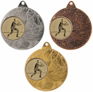 Medal metalowy 5 cm ME0150 - tani medal stalowy badminton