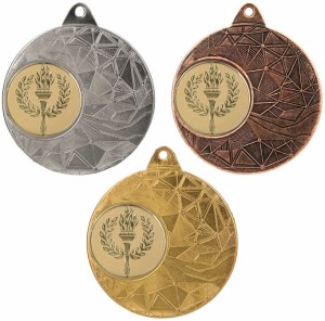 Medal metalowy 5 cm ME0150 - tani medal stalowy igrzyska 