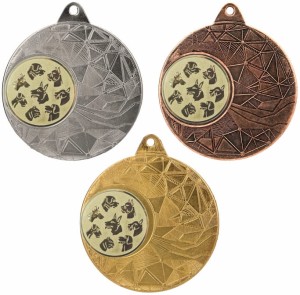 Medal metalowy 5 cm ME0150 - tani medal stalowy psy 