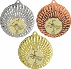 Medal metalowy 5 cm MMC24050 - medal stalowy straż pożarna 