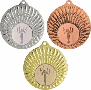 Medal metalowy 5 cm MMC24050 - medal stalowy Victoria