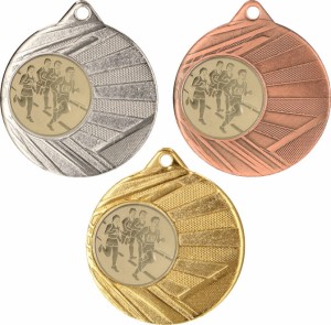 Medal metalowy 5 cm ME006 - medal stalowy biegi 