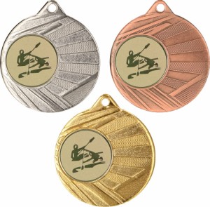 Medal metalowy 5 cm ME006 - medal stalowy kajakarstwo