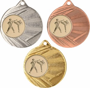 Medal metalowy 5 cm ME006 - medal stalowy karate 