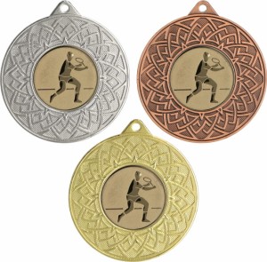Medal metalowy 5 cm ME006 - medal stalowy badminton 