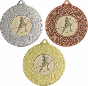 Medal metalowy 5 cm MMC26050 - medal stalowy hokej