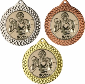 Medal metalowy 7 cm MMC1270 - medal stalowy boks