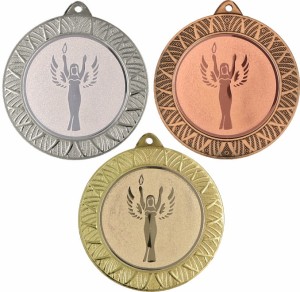 Medal metalowy 7 cm MMC3080 - medal stalowy Victoria