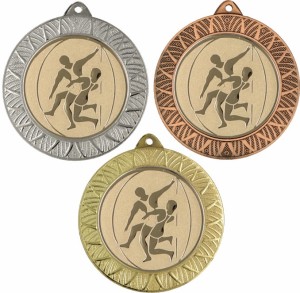 Medal metalowy 7 cm MMC3080 - medal stalowy zapasy