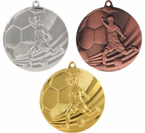 Medal metalowy MMC5055 - piłkarz