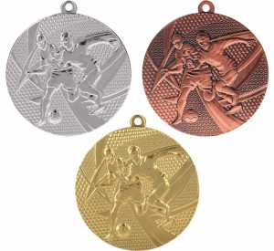 Medal metalowy MMC15050 - piłka nożna