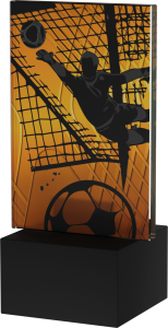 Statuetka szklana bramkarz AG1-12/SOC4