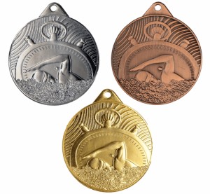 Medal metalowy MMC33050 - pływanie