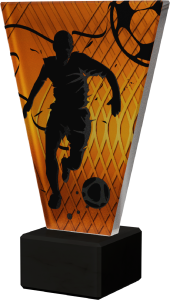 Statuetka szklana zawodnik VL1/SOC2/BK