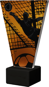 Statuetka szklana bramkarz VL1/SOC4/BK