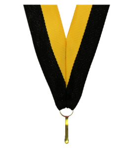 Wstążka żółto-czarna V-Y/BK