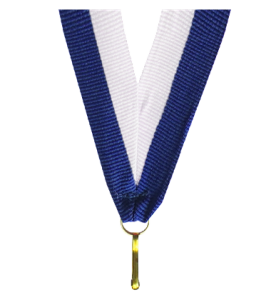 Wstążka biało-niebieska V-W/BL