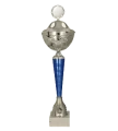 Srebrno - niebieski puchar 9288P - trofeum sportowe.png