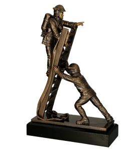 Statuetka odlewana straż pożarna RFST3052/BR