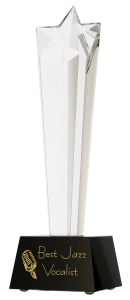 Trofeum szklane  C081 w etui