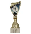 Złoty puchar 9297/CHE crest z nadrukiem - trofeum szachy.webp