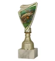 Złoty puchar dla wędkarza 9297/FIS2 crest z nadrukiem - trofeum wędkarskie1.webp