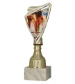 Złoty puchar dla biegacza 9297/RUN crest z nadrukiem - trofeum biegowe1.webp