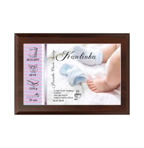 Dyplom drewniany HG265 chrzest święty - grawerton okolicznościowy