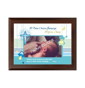 Dyplom drewniany HG265 Chrzest Święty - grawerton okolicznościowy