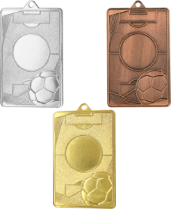 Medal stalowy boisko piłkarskie MMC7045