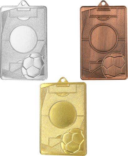 Medal stalowy boisko piłkarskie MMC7045