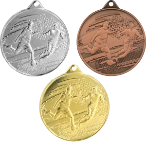 Medal stalowy piłka nożna MMC1150