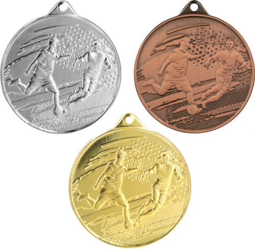 Medal stalowy piłka nożna MMC1150