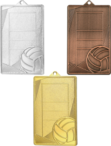Medal stalowy siatkówka MMC7245