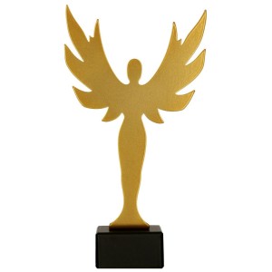 Złota statuetka metalowa Wiktoria ML-VIC