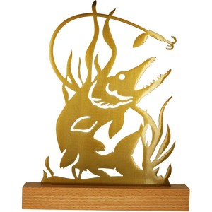 Metalowa statuetka wędkarstwo WL-PIK