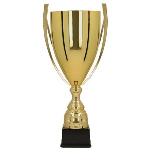 Złoty puchar stalowy 1057 - elegancki złoty puchar