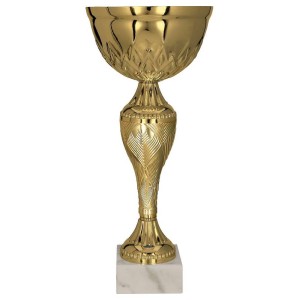 Złoty puchar metalowo - plastikowy  8366 - trofeum okazjonalne 